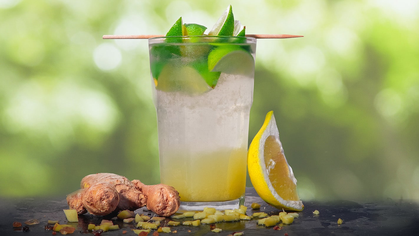 Limetten Zitronen Ingwer Mocktail | Kloster Kitchen Rezepte