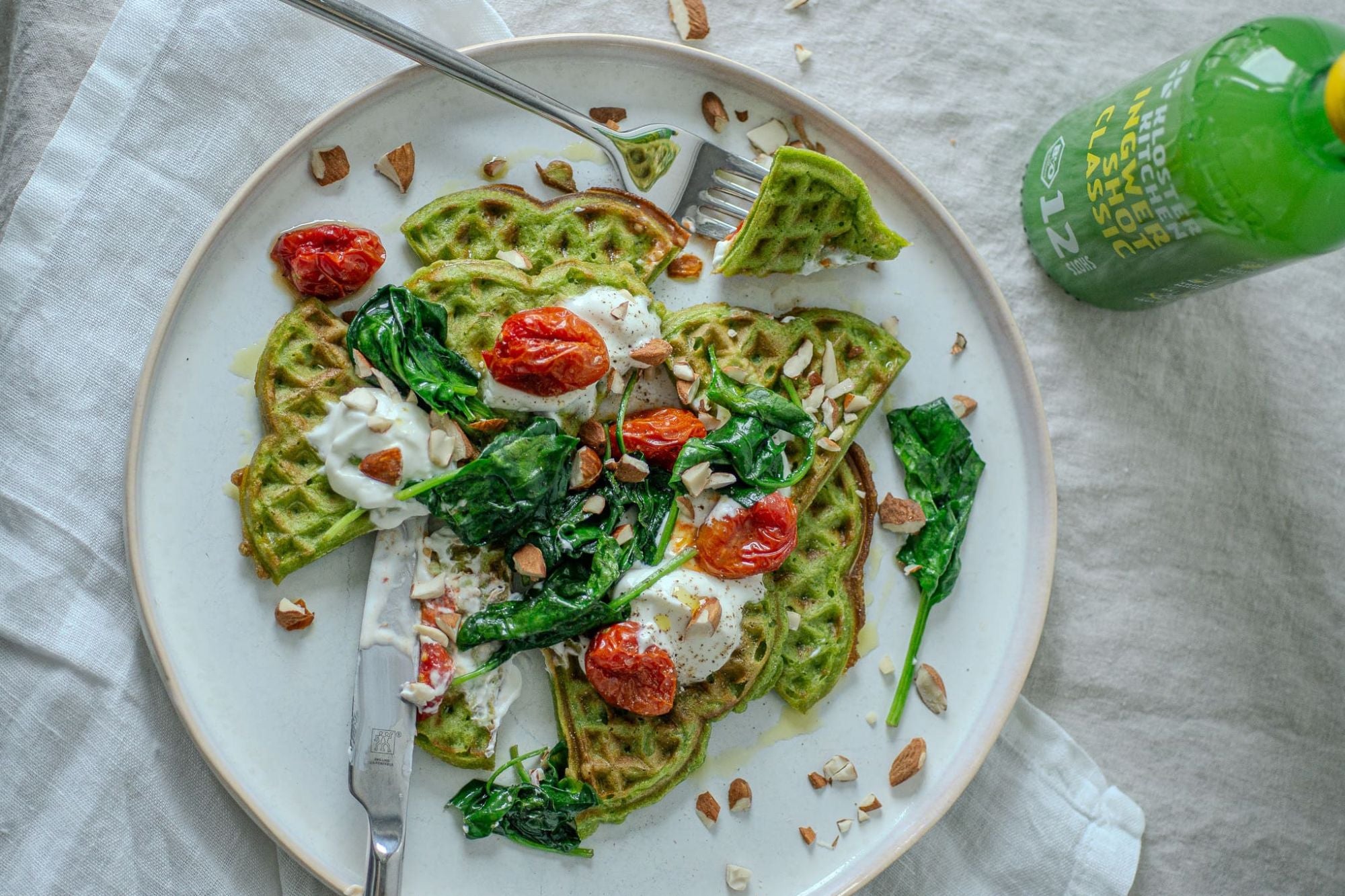 Kräuter Waffeln mit Ingwer | Kloster Kitchen Rezepte Kräuter Waffeln mit Ingwer | Kloster Kitchen Rezepte