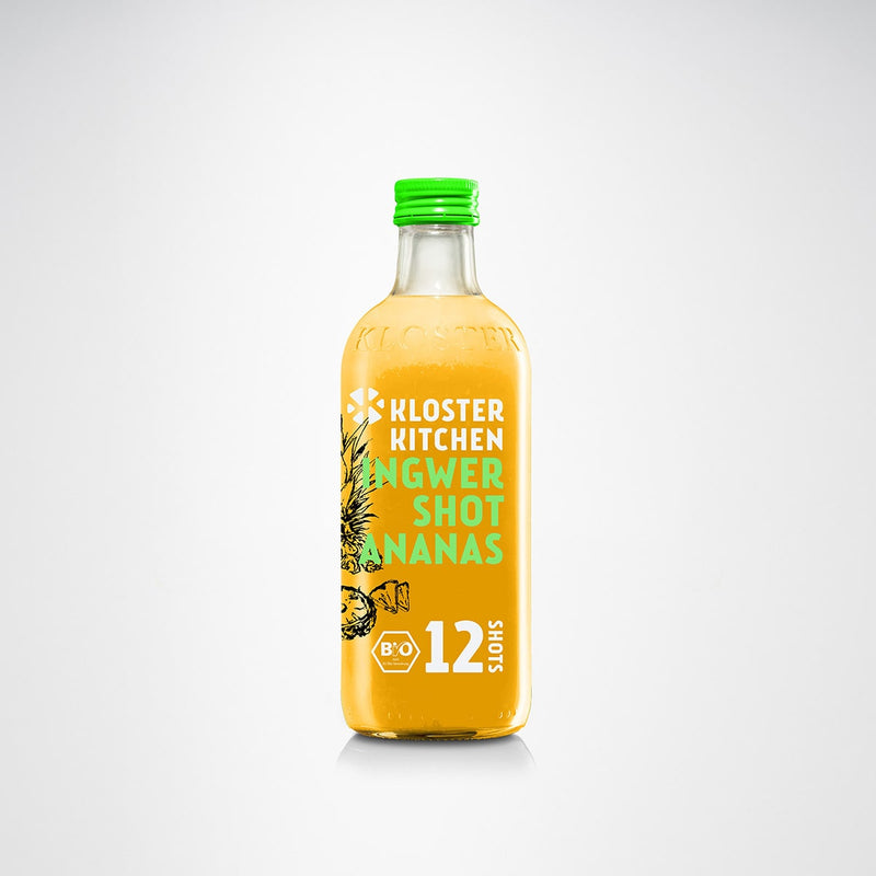 1 of 24 Ginger Shot Pineapple 12SHOTS bottles