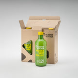 3x 12SHOTS 360 ml Ginger Shot Classic: one of the bottles is in front of the package, the other two Ginger Shot Classic are still in the package.