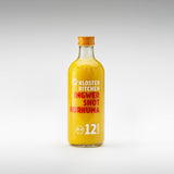 Contenuto della confezione di 12SHOTS Ginger Shot Mix: Ginger Shot alla curcuma in bottiglia da 360 ml