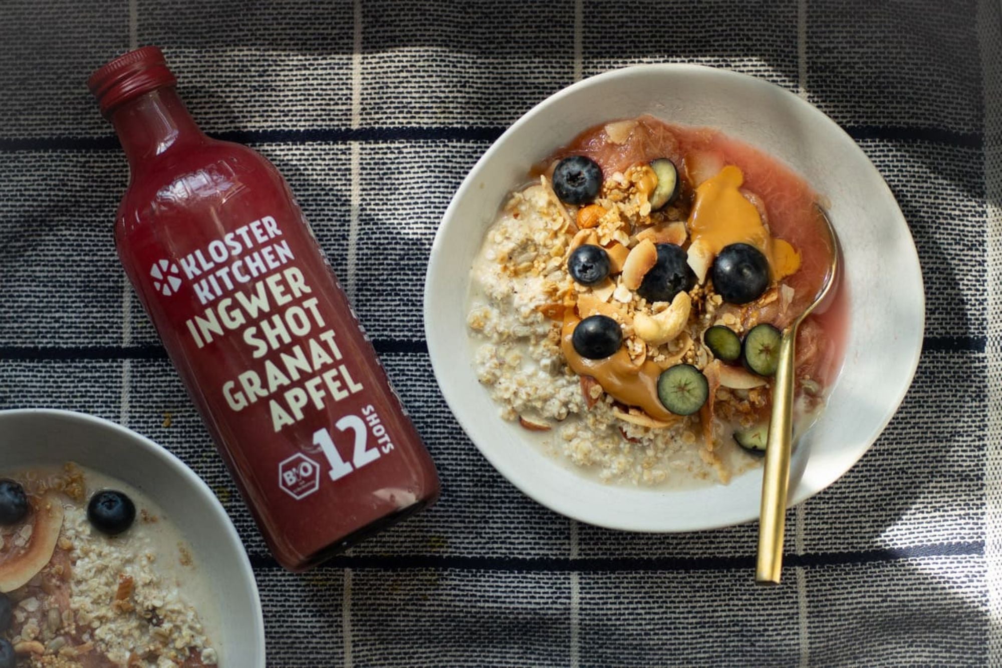 Overnight Oats mit Ingwer-Granatapfel | Kloster Kitchen Rezepte