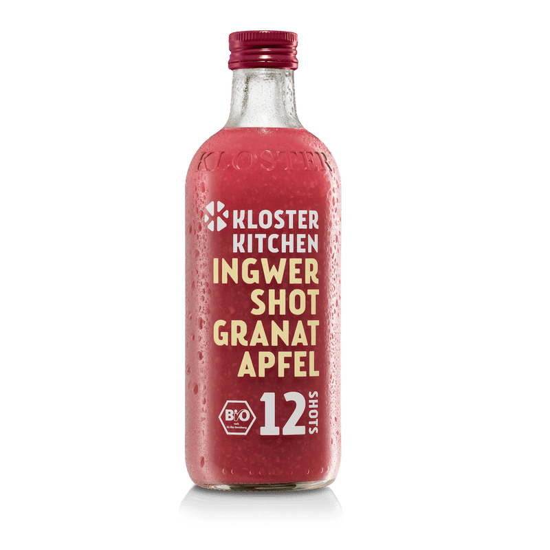 Ingwer Shot Granatapfel Flasche
