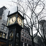 The steam clock in Gastown Vancouver in Canada.