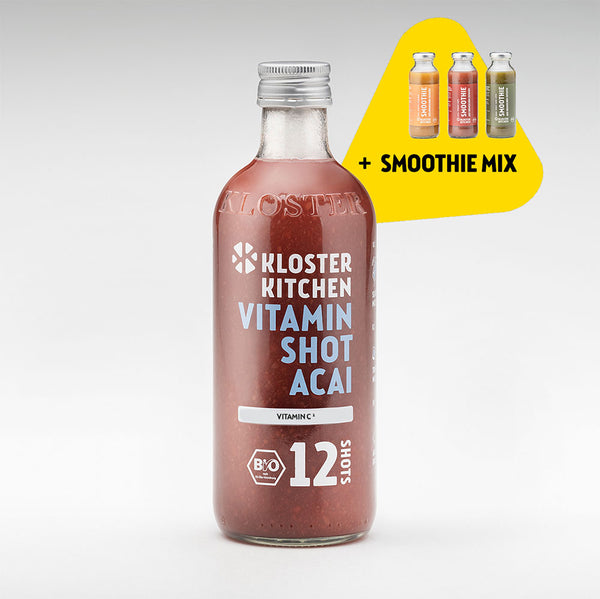 INGWER SHOT ACAI 3x 360 ML + SMOOTHIE MIX 3x 250 ML