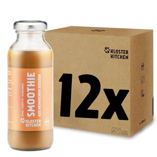 SMOOTHIE 12x 250 ML APFEL KAROTTE RHABARBER - MHD ANGEBOT