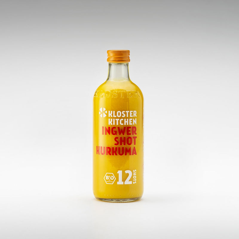Shot de gingembre et curcuma 12SHOTS bouteille individuelle 